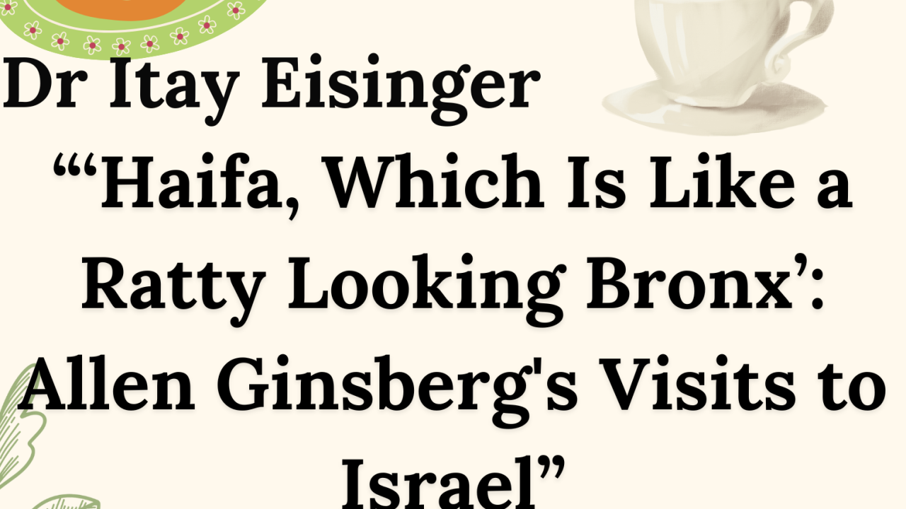 flier for dr eisinger's talk