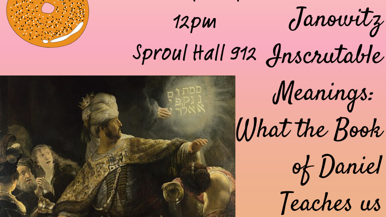 flier for dr janowitz's talk