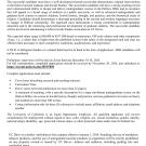Academic announcement with university logo, blue header and dense text